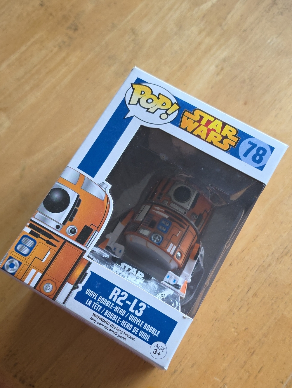 Funko Pop! R2-L3 Orange and White Vinyl Figure